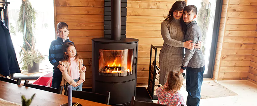 Morso Cast Iron Fireplace Insert Installation in Silver Firs, Washington