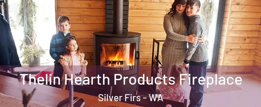  Thelin Hearth Products Fireplace Silver Firs - WA